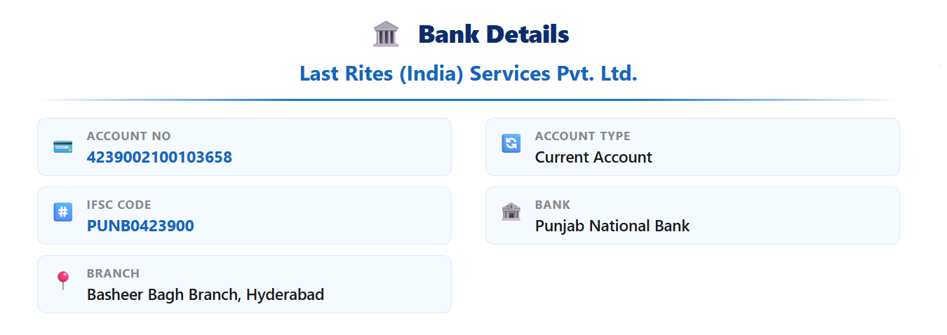 Bank Details